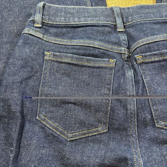 SPANX SPANXshape Original EveryWear Flare Raw Indigo Jeans Size Small Petite - Picture 7 of 7